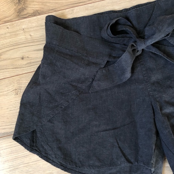 Women's Patagonia Garden Island Charcoal Gray Hemp Blend Shorts size XS - Picture 3 of 12